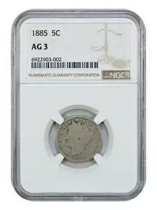 1885 5C NGC AG03 - ���o�e�B �j�b�P�� - �L�[�f�[�g