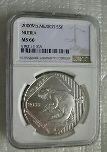 ���L�V�R 2000 5 �y�\ �V���o�[ UNC �R�C�� ��Ŋ뜜�쐶�����V���[�Y �k�[�g���A NGC MS66