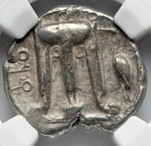 NGC Ch VF Bruttium Croton 480-430 BC Stater Tripod �V���o�[ �M���V�� �R�C���A�n�C�O���[�h