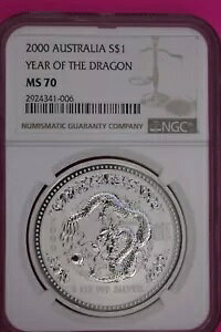 2000 MS 70 �C���[ �I�u �U �h���S�� �I�[�X�g�����A ���i�[ NGC �F��{���̃X���u 829