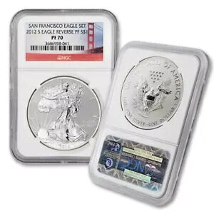 2012-S $1 �V���o�[ �C�[�O�� ���o�[�X �v���[�t NGC Rev PF70 SF �C�[�O�� �Z�b�g �u���b�W ���x�� �R�C��
