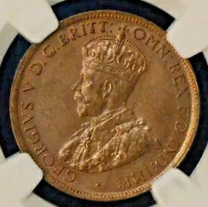 �I�[�X�g�����A 1/2 �y�j�[ 1921 (sy) MS64 RB NGC KM#22 �W���[�W V ���b�h �u���E�� ��