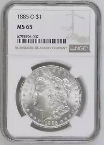 1885 O ���[�K�� �V���o�[ �_���[ NGC �F�� MS-65 �f�G�Ȗ��邢���] 6002