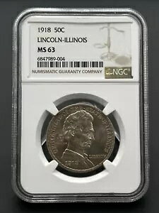 1918 P �����J�[�� �C���m�C�L�O 90% �V���o�[ �n�[�t�_���[ NGC MS 63