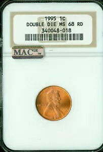 1995 DDO J[ Zg NGC MS68 RD PQ MAC X|bgX 2nd ōO[hB