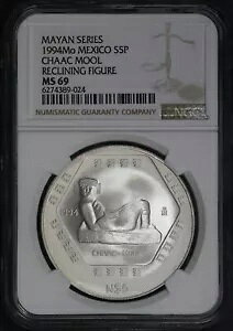 1994-Mo ���L�V�R 5 �y�\ �V���o�[ �}�� �V���[�Y �`���A�N ���[�� ���N���C�j���O �t�B�M���A NGC MS-69