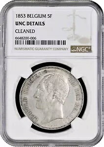 xM[ 5 t 1853ANGC UNC Det.AuI|h 1  (1832 - 1865)v