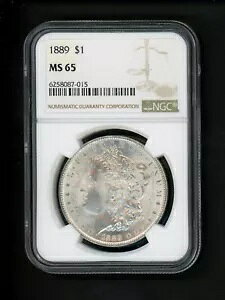 1889 US [K Vo[ _[ $1.00 $1 NGC MS 65 UNC 邢F̃IO\