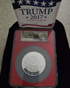 MAGA NGC PF-70 LG 2017 EQ GUNIEA S1000F �t�����N�X .999 �V���o�[ �g�����v�n����