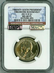 2013 D NGC MS68 PL $1 ���[�Y�x���g�哝�̃h�� MAC-DMPL PQ *�g�b�v �|�b�v* �v���[�t���C�N
