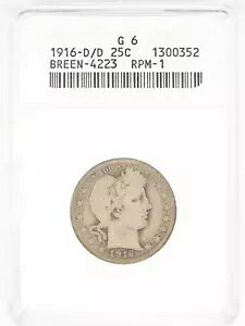 1916-D/D �o�[�o�[ �V���o�[ �N�H�[�^�[ 25C ANACS G6 G06 RPM ���p���`�h �~���g�}�[�N �o���G�e�B