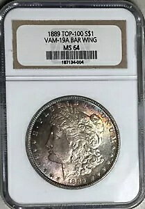 1889 [K VAM 19A o[ EBO NGC MS64 g[ gbv 100
