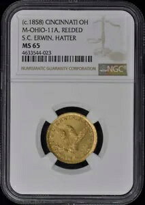 1858 VVieB InCI g[N [h S.C. A[EB nb^[ NGC MS65 11A