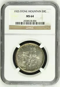 1925 P �N���V�b�N�L�O�X�g�[�� �}�E���e�� �������A�� NGC MS-64 STONE MOUNTAIN
