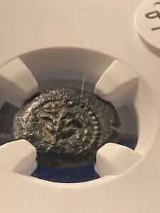 Alexander Jannaeus Prutah NGC VF 103-76 BC ̉Ԃ̃AJ[ EBhEY ~e _