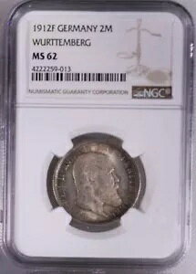 �h�C�c �������e���x���N ���B���w���� II 1912-F 2 �}�[�N �V���o�[ �R�C���ANGC �F�� MS62