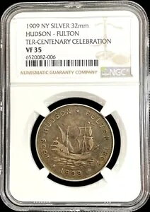 1909�N �V���o�[ �n�h�\���E�t���g���j��L�O�i ������$1 NGC VF 35