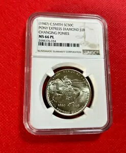 1947 C.SMITH SC50C |j[ GNXvX _Ch Wu `FWO |j[ NGC MS 66 PL