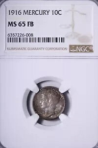 GEM BU 1916 �}�[�L�����[ �_�C�� NGC MS65 FB �g�[�� �X�[�p�[ Crusty Original GNMR