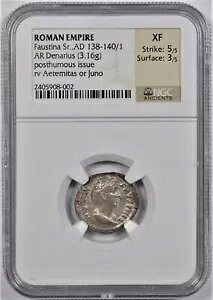 NGC �Ñネ�[�}�鍑 �t�@�E�X�e�B�i SR. AD 138-140/1 AR �f�i���E�X (3.16g) NGC XF