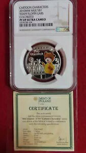 2010 jEG $2 ̃LN^[ efB tbs[ C??[Y .925 Vo[ RC NGC PF69 COA