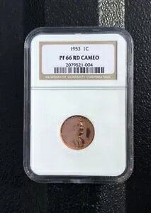 1953 �����J�[�� 1 �Z���g NGC �v���[�t PF PR 66 ���b�h CAMEO �����ȍ�����X�g���C�N!