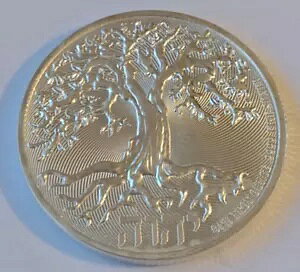 2021 NIUE ツリー オブ ライフ シルバー コイン 1 オンス .9999 クイーン エリザベス - ニュージーランド