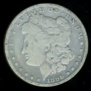 1896 OF ���[�K�� �h�� 100 �Z���g �A�����J 90% �V���o�[ $1 US NICE FINE �R�C�� #3842