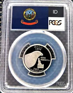 2007-S 25c �A�C�_�z �V���o�[ �B�����x�� �N�H�[�^�[ �v���[�t PCGS PR70DCAM
