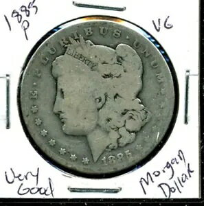 1885 P VG K h 100 Zg x[Obh 90% Vo[ US $1 Verygood RC #3319