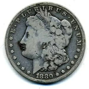 1880 SF �����K�� �h�� �j�[�X 1 �h���㎿�č� 90% �V���o�[ �I���W�i���{���R�C�� #8225