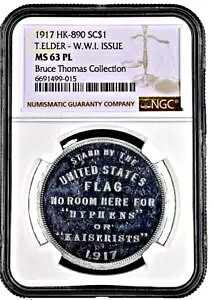 1917 HK-890 h T. G_[ - W.W.1 sAA~jE NGC MS 63 PL