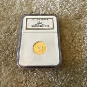 2007 パース造幣局 $25 金貨 Lunar Pig 1/4 オンス MS69 NGC グレード シリーズ 1 レア