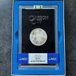 1881-CC $1 MS64+ �v���X NGC GSA �z�[�h ���[�K�� �V���o�[ �_���[ ���t�� VAM-2 �g�[��