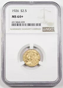 1926N $2.5 ($2 1/2) CfBAwbhNH[^[ C[O  NGC MS64+ GEM BU
