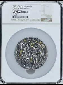 NGC MS70 2022 �j�E�G �َ��^�̎l�R�m�R���v���[�^�[ 5 �I���X �V���o�[ �R�C��