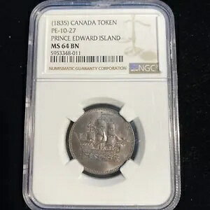 �J�i�_ PEI 1835 PE-10-27 NGC MS64 BN