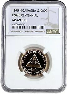 1975 jJOA 1000 Rho AJ oCZejA v[t NGC MS 69 PL