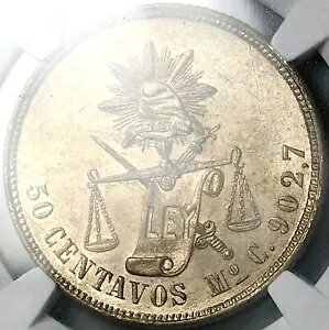 1869-Mo NGC MS 62 ���L�V�R 50 �Z���^�{�X �o�����X �X�P�[�� 46k �R�C�� POP 4/3 (24043001C)
