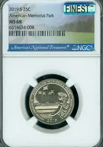 2019 AJ A NH[^[ NGC MS68 PQ MAC FINEST & SPOTLESS POP 8 *