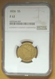 1836 NVbN S[h n[t C[O $5 RC - F NGC F12 (㎿) - A