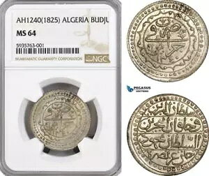 AG464�A�I�X�}���鍑�A�A���W�F���A�A�}�t���[�h 2 ���A�u�W�� AH1240 / 1825�A�V���o�[�ANGC MS64