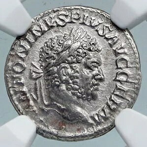 CARACALLA �Ñピ�B���e�[�W 198AD �Â��V���o�[ ���[�} �f�i���E�X �R�C�� �A�|�� NGC i89849