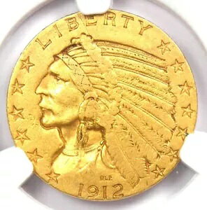 1912-S CfBA S[h n[t C[O $5 RC - NGC AU53 - A TtVXR fCg