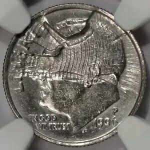 1996 NGC MS64 Struck Thru Reeding Fragment Dime Mint Error �Ɠ��Œ������