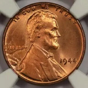 1944 NGC MS66RD �X�g���b�N �X���[ �X�g�����O �E�B�[�g �Z���g �~���g �G���[ ���j�[�N ���A �n�C�O���[�h