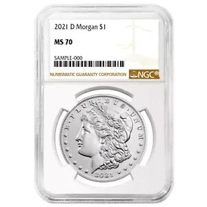 2021-D $1 ���[�K�� �V���o�[ �_���[ NGC MS70 �u���E�� ���x��