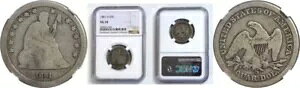 1861-S 25C ���ȃ��o�e�B �N�H�[�^�[ NGC VG-10