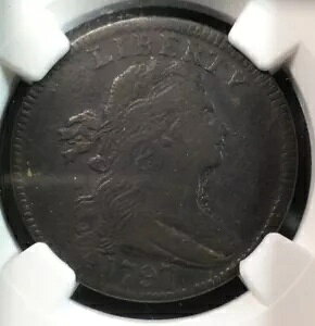 1797 Stems Rev of 97 ドレープバスト ラージセント 細かいディテール