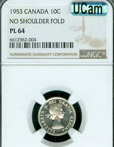 1953 NSF �J�i�_ 10 �Z���g NGC PL64 PQ MAC UCAM 2ND FINEST VERY RARE 1 FINER *